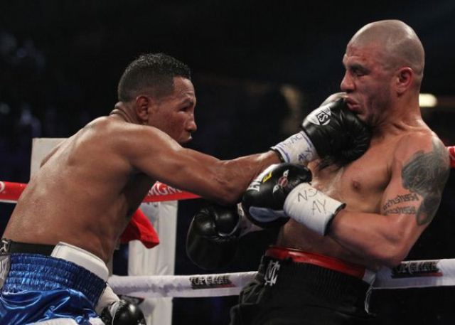Mayorga golpea a Cotto